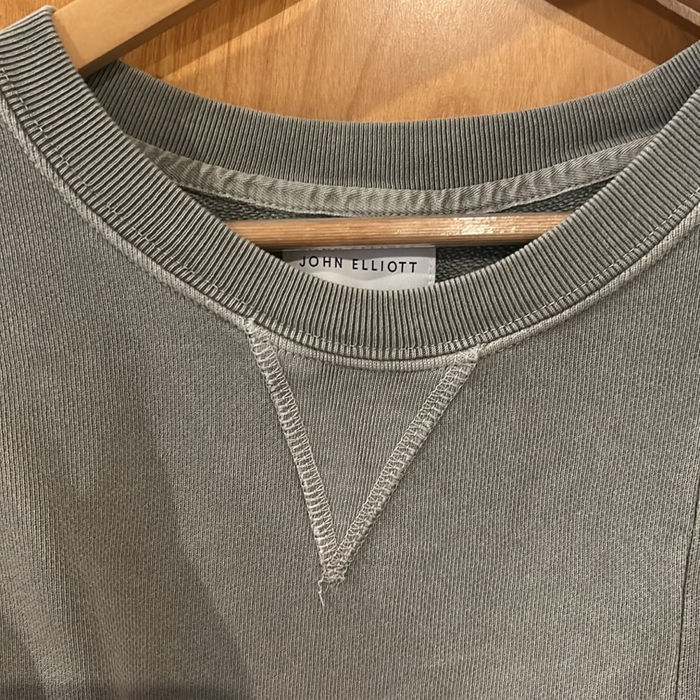 John Elliot Mixed Media Crewneck - Picture 2 of 4